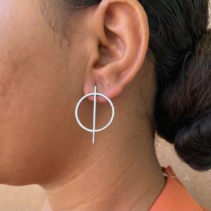 Brinco Circulo Dividido de Aço inoxidável