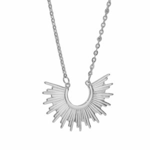 Colar  Tipo Raio Sol de aço inoxidável