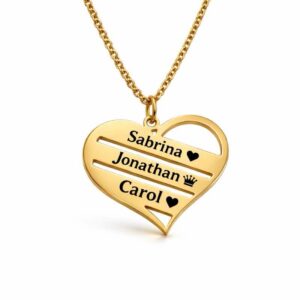 Colar Coração Personalizado