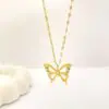 Colar Borboleta com cores de aço inoxidável - Image 2