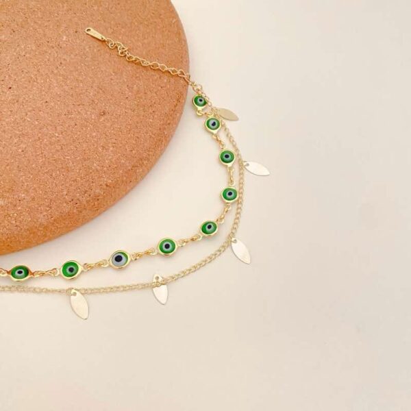 Pulseira em aço inoxidável Olho grego - Image 3