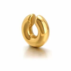 Fake Piercing Argola Chunky em Aço Inoxidável –