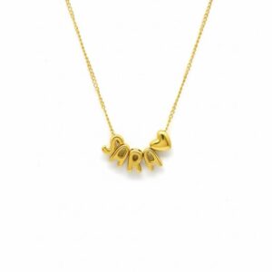 Colar de nome Personalizado com Letras de aço inoxidável