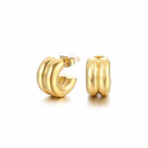 Brincos Argola Chunky Mini | Aço Inoxidável