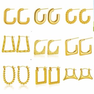 Brincos Femininos em Aço Inoxidável – Modelos Modernos e Elegantes