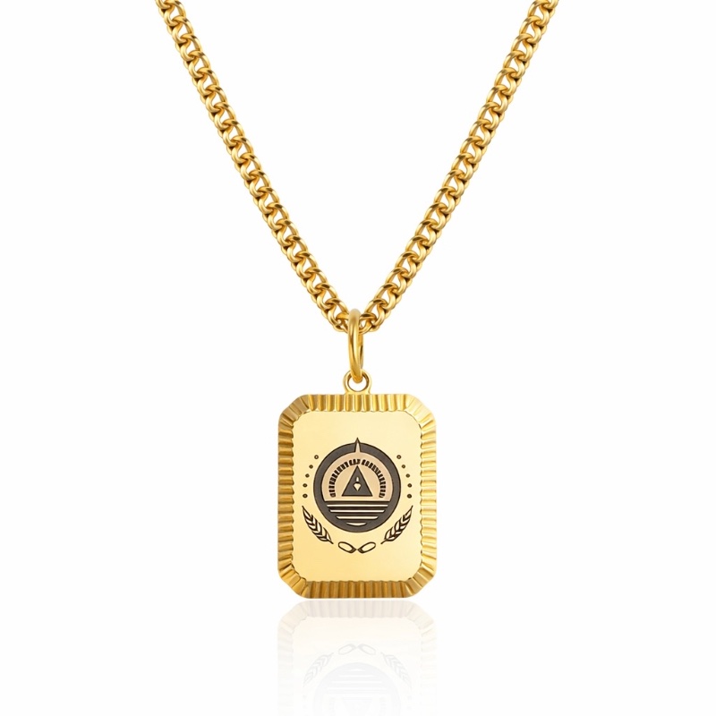 Colar Personalizado com Nome ou Símbolo em Aço Inoxidável - Image 2