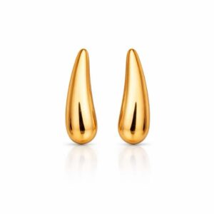 Brincos Gota Minimalista em Aço Inoxidável